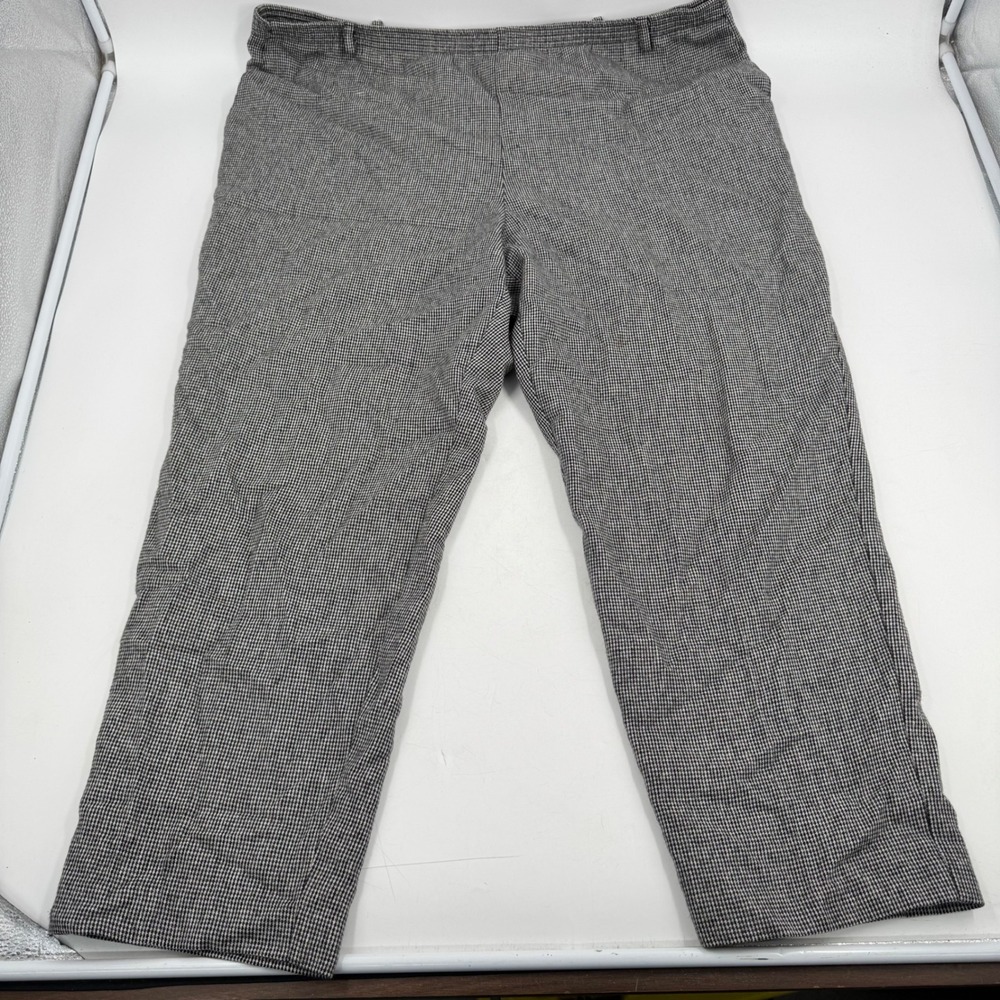Alfred Dunner Women's‎ 20W Gray Houndstooth Career Dress Pants Trousers